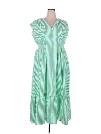 Pre-owned Haptics Casual Dress In Green