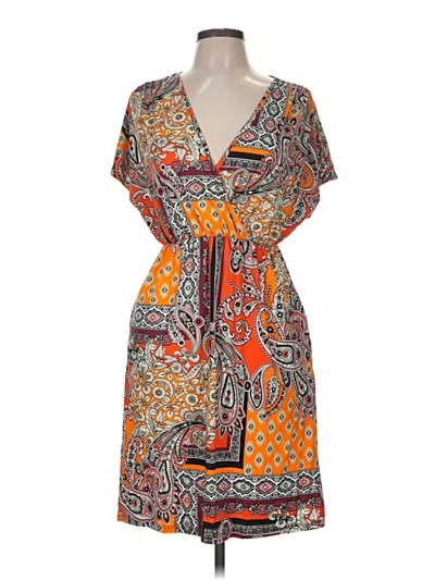 Pre-owned Haptics Casual Dress In Orange