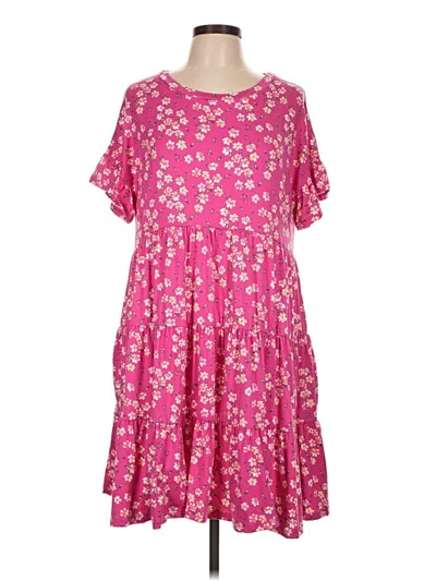 Pre-owned Haptics Casual Dress In Pink