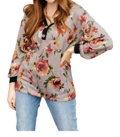 Haptics Create Something Beautiful Top In Grey