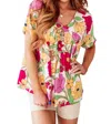 Haptics Do It Anyways Floral Top In Multi In Multi