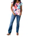 Haptics Impossible To Ignore Floral Blouse In Pink In Pink