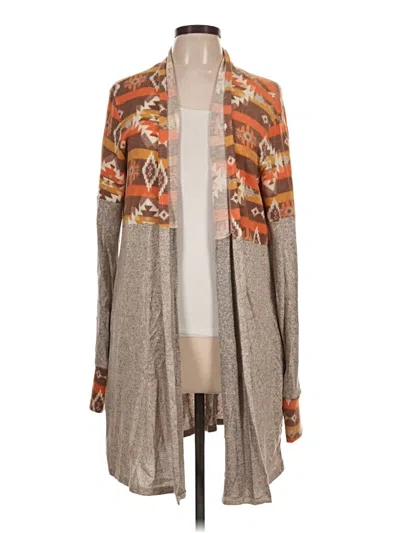 Pre-owned Haptics Kimono In Brown