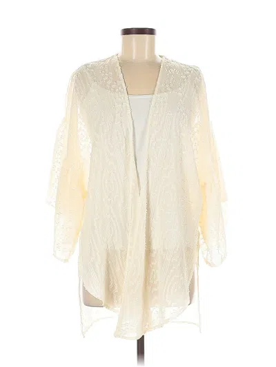 Pre-owned Haptics Kimono In White