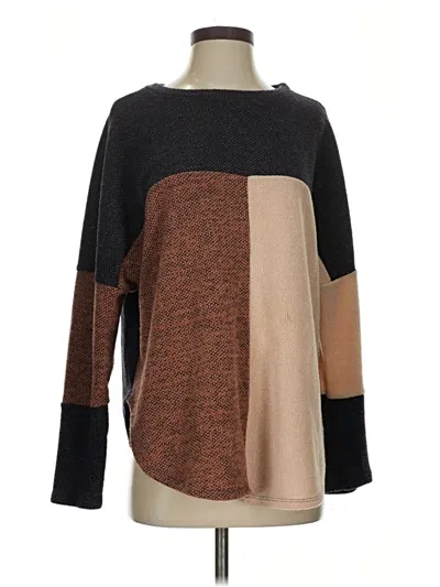 Pre-owned Haptics Pullover Sweater In Brown