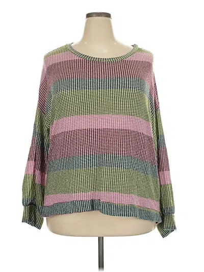 Pre-owned Haptics Pullover Sweater In Pink