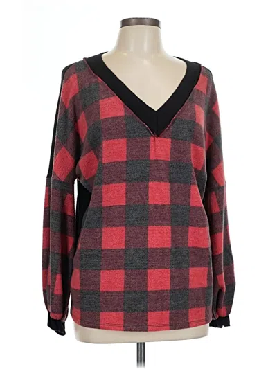 Pre-owned Haptics Pullover Sweater In Red
