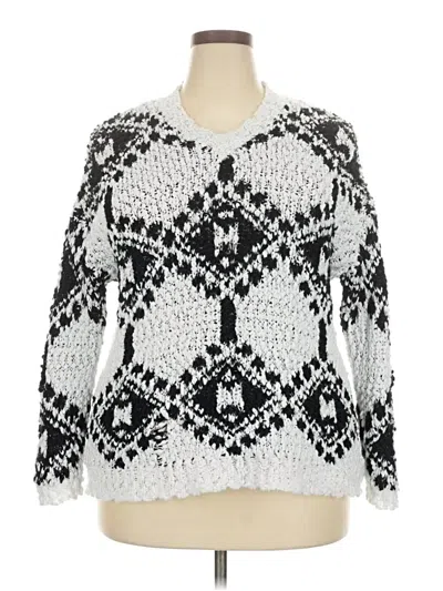 Pre-owned Haptics Pullover Sweater In White