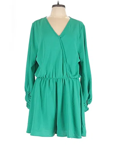 Pre-owned Haptics Romper In Green