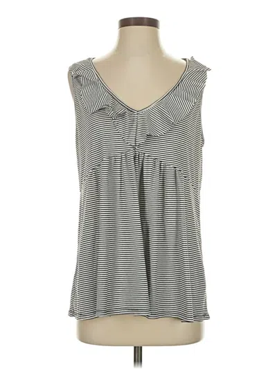 Pre-owned Haptics Sleeveless Blouse In Gray