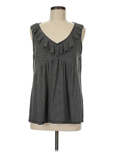 Pre-owned Haptics Sleeveless Top Black Cowl Neck Tops