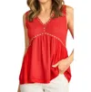 Haptics Summer Love Top In Red In Red