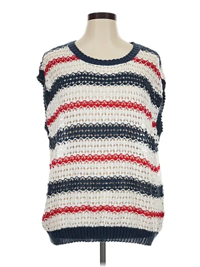Pre-owned Haptics Sweater Vest In White