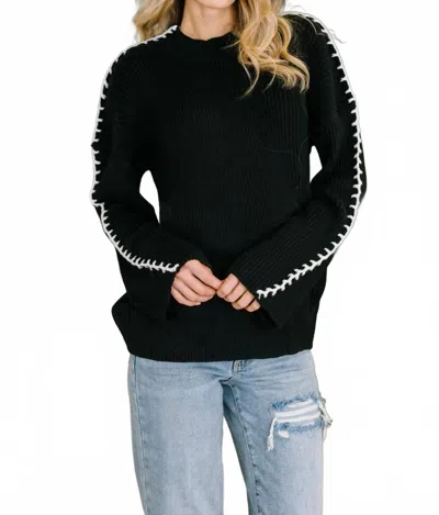 Haptics Take A Chance Sweater In Black