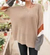 Haptics The Edge Of Your Sleeve Sweater In Taupe In Grey