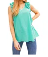 Haptics Trendsetter Tank In Green In Green