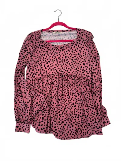 Haptics Women's Lizzie Top In Pink In Multi