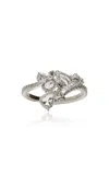 Harakh Cascade 18k White Gold Diamond Ring In White
