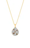 Harakh Drops Of Joy 18k Yellow Gold Diamond Secret Melange Pendant