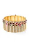 Harakh Sunlight Vibrant Buds 18k Yellow Gold Tourmaline Bracelet