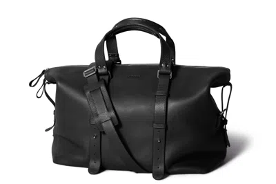 Harber London Leather Shopper Bag - Black