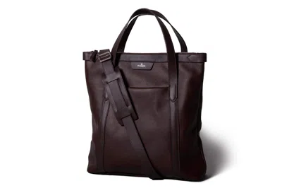 Harber London Men's Brown Leather Tote Bag - Caoba
