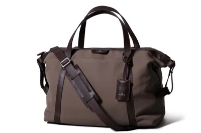 Harber London Men's Brown Overnight Bag - Mocha