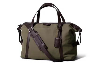 Harber London Men's Green Overnight Bag - Olive