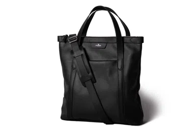 Harber London Men's Leather Tote Bag - Black