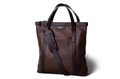 Harber London Men's Leather Tote Bag - Brown