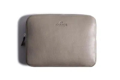 Harber London Neutrals Tech Dopp Kit - Stone In Black/white