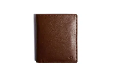 Harber London Women's Leather Bifold Zip Wallet With Rfid Protection - Deep Brown
