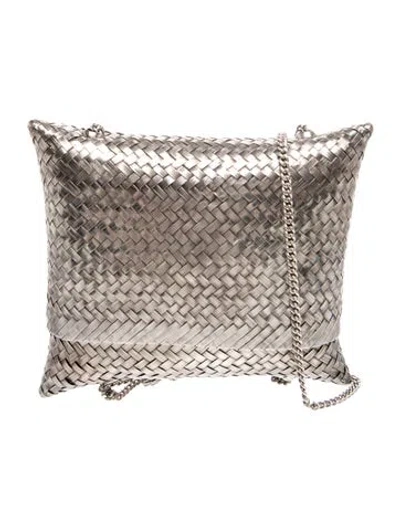Pre-owned Harbison Leather Shoulder Bag In Gray