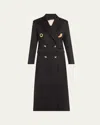 Harbison Michael Coat In Black Wool