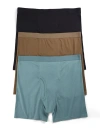 Harbor Bay By Dxl Big & Tall 3-pk Active Stretch Boxer Briefs