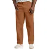 Harbor Bay By Dxl Big & Tall Continuous Comfort Pants In Brown