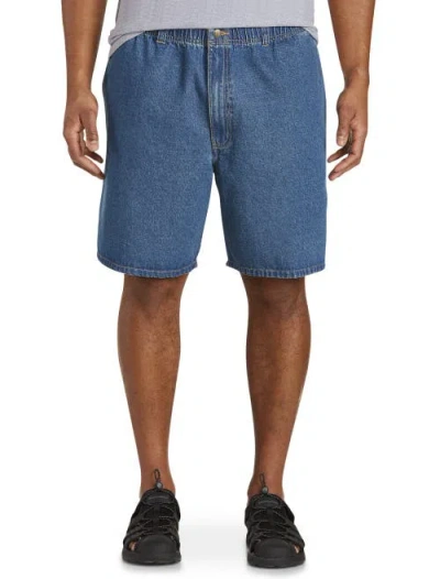 Harbor Bay Denim Shorts In Med Stonewash Denim