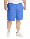 Harbor Bay By Dxl Big & Tall Elastic-waist Shorts In Greanada Blue