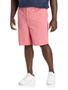 Harbor Bay By Dxl Big & Tall Elastic-waist Shorts In Pink Palm