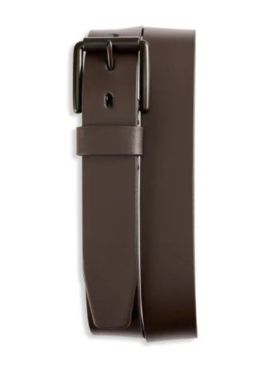 Harbor Bay By Dxl Big & Tall Leather Belt In Brown