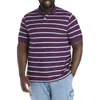 Harbor Bay By Dxl Big & Tall Medium Stripe Polo Shirt