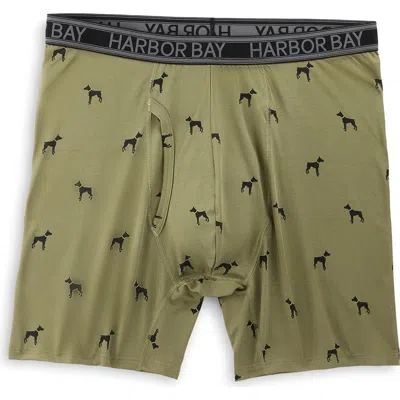 Harbor Bay By Dxl Big & Tall Mini Dog Tech 5" Boxer Briefs