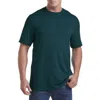 Harbor Bay By Dxl Big & Tall Moisture-wicking Jersey T-shirt In Green