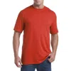 Harbor Bay By Dxl Big & Tall Moisture-wicking Jersey T-shirt In Red
