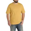 Harbor Bay By Dxl Big & Tall Moisture-wicking Jersey T-shirt In Yellow