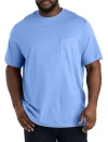 Harbor Bay By Dxl Moisture-wicking Pocket T-shirt In Azurine