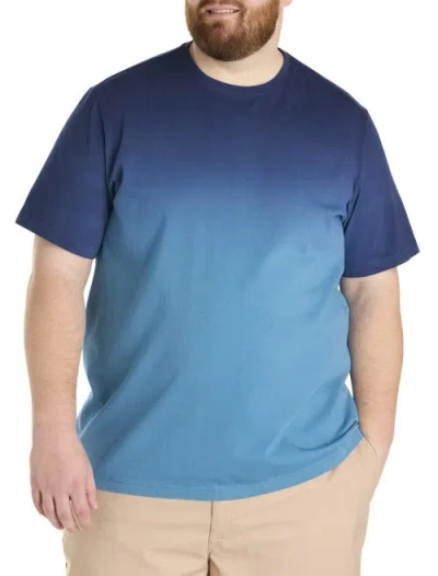 Harbor Bay By Dxl Big & Tall Moisture-wicking T-shirt In Multi