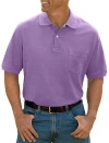 Harbor Bay By Dxl Big & Tall Pocket Piqué Polo Shirt