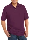 Harbor Bay By Dxl Big & Tall Pocket Piqué Polo Shirt In Potent Purple