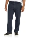 Harbor Bay Relaxed Fit Stretch Jeans In Classic Dark